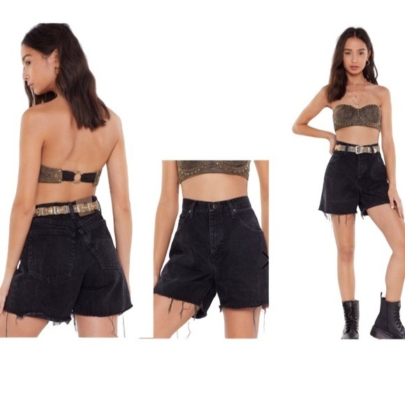 Levi’s NG Afterparty Reworked Denim Shorts BLK LG